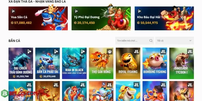 Đồ họa mãn nhãn, tỷ lệ trả thưởng minh bạch tại BBET